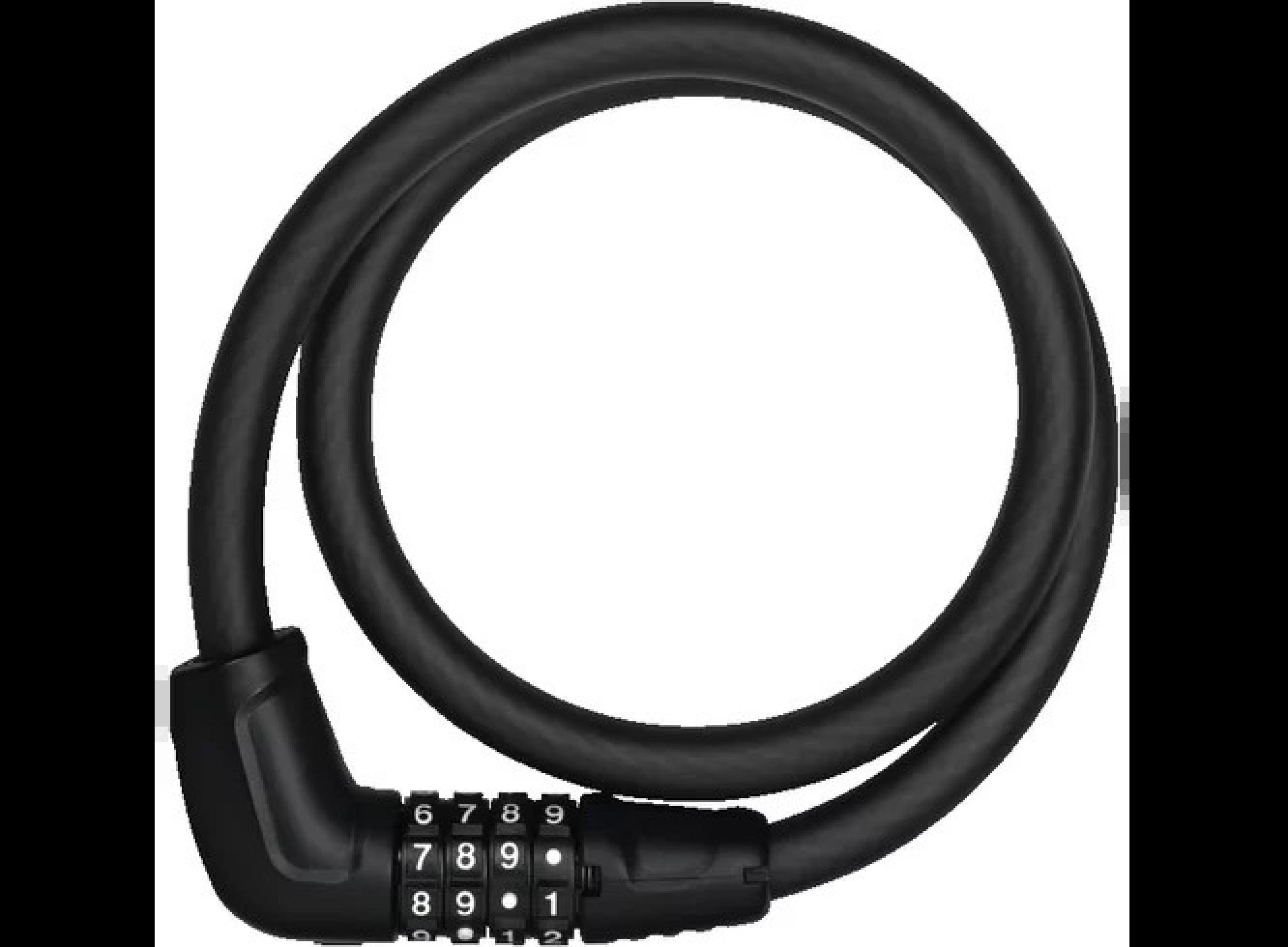 Fuchs Movesa Abus Kabelschloss Tresor 6412C/85 Code mit Halter SCMU 6C schwarz